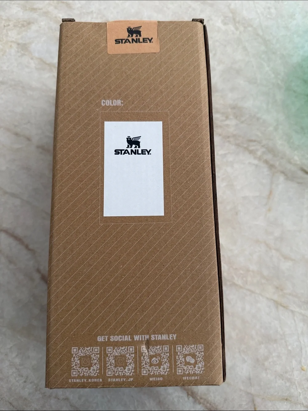 Stanley New in Box White Flip Straw Tumbler 30 ounce